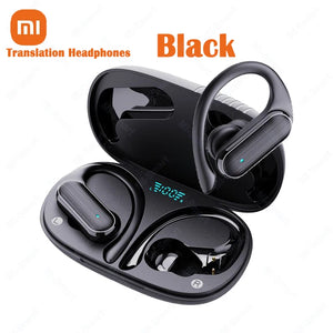 AI Wireless Headphones – Real-Time Language Translation & ENC Call Headset