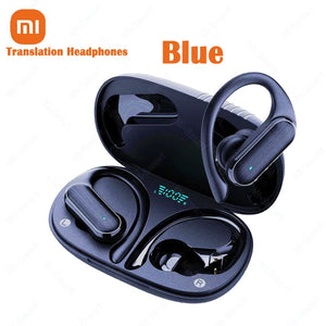 AI Wireless Headphones – Real-Time Language Translation & ENC Call Headset